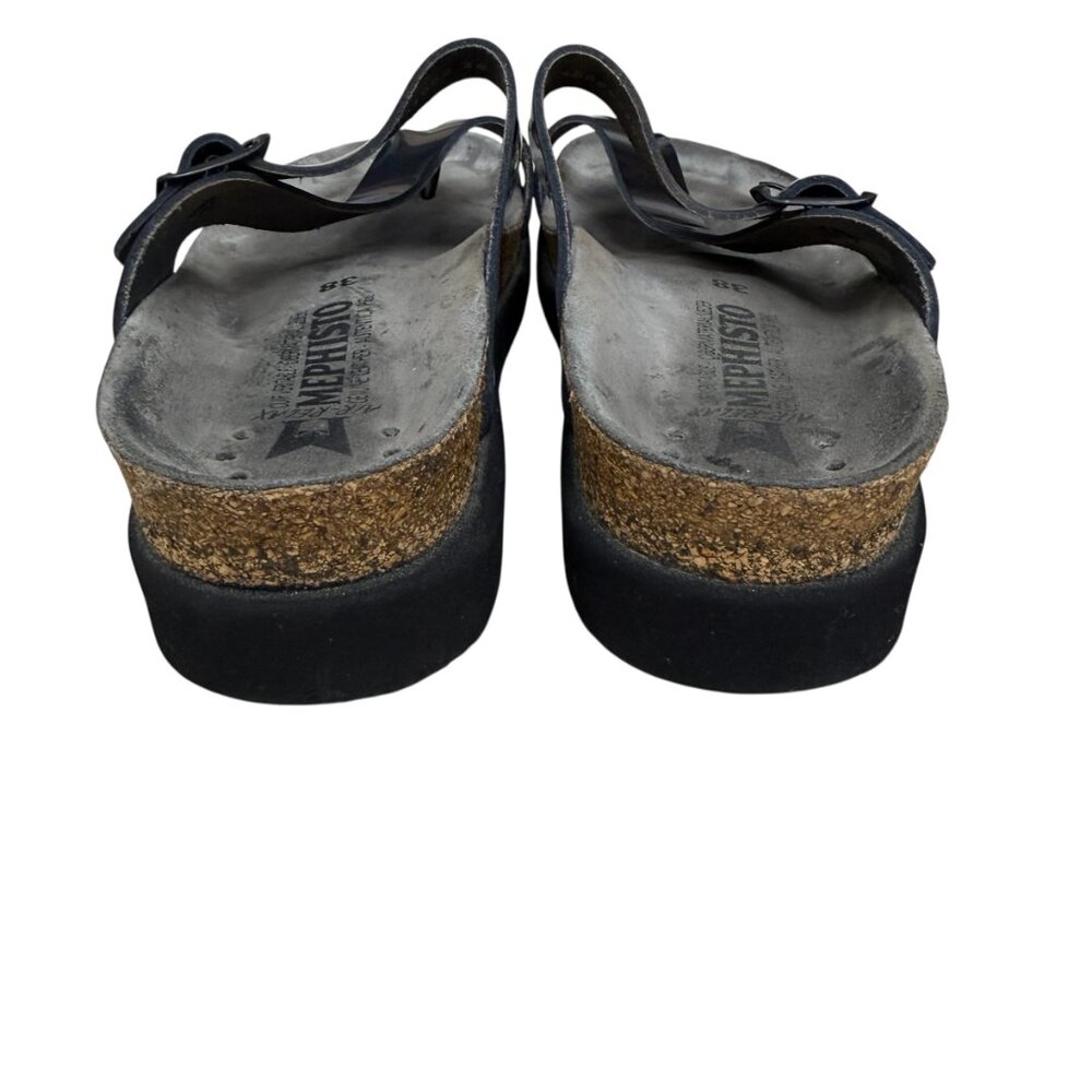 Mephisto Helen Patent Leather Thong Women's Sandals Size 38 / USA 8 - Picture 4 of 8